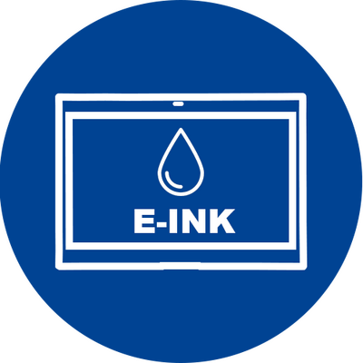 Flexible E-Ink Beschilderung